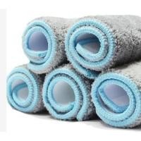 ราคา ผ้าม๊อบไมโครไฟเบอร์ ไม้ถูพื้นรีดน้ำ ผ้าถูพื้น ผ้าม็อบ ราคาต่อ 1 ชิ้น ผ้าไมโครไฟเบอร์ Lazy mop flat mop ไม้ม็อบ ไม้ถูบ้าน (5823749685)