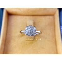 ราคา แหวนเพชรแท้ สวยมากหน้าเพชรเต็มนิ้ว อลังการ เพชรน้ำ99 (2974751072)