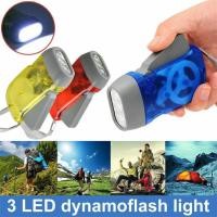 ราคา ใหม่ 3 LED มือกด Dynamo Crank Power Wind Up ไฟฉายไฟฉาย Hand Press Crank Camping โคมไฟ (28783368740)