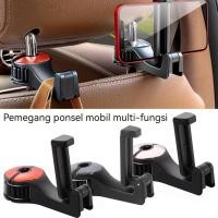 ราคา GANTUNGAN CH 2 IN 1 Car Seat Holder โทรศัพท์มือถือ Seat Hook Hanger Car Seat Hanger Hook (48451312366)