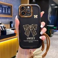 ราคา IPhone 11 11 Pro 11 Pro Max 12 12 Pro 12 Pro Max 13 13 Pro 13 Pro Max Case Small Butterfly Drawing With Lanyard (52302753721)