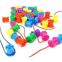 ราคา ร้อยเชือกหลอดด้าย ออกบิลได้ ร้อยเชือก ก-ฮ/A-Z/ลูกปัดยักษ์/กระดุม/ตัวต่อน็อต/ตัวต่อท่อ ของเล่นเสริมพัฒนาการ ของเล่นเด็ก (21240316176)