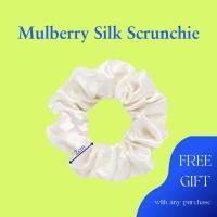 ราคา Mulberry Silk Scrunchie 2cm OEKO-TEX ยางรัดผมไหมหม่อนธรรมชาติ 100% (42307040178)