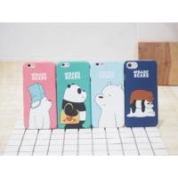 ราคา We Bare Bears iphone 6/6s/6+/6s+/7/7+ เคสแข็งสกรีนลาย เปิดหัวท้าย (270759250)