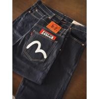 ราคา ยีนส์อิวิสุ EVISU JAPAN  สกีนขาว ผ้ายืดกระบอกเล็กสลิม (29835037921)