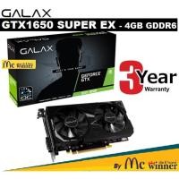 ราคา VGA (การ์ดแสดงผล) GALAX GEFORCE GTX 1650 SUPER EX (1-CLICK OC) - 4GB GDDR6 192BIT - รับประกัน 3 ปี (5412066393)