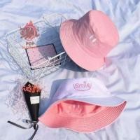 ราคา ⭐️ Bucket​ หมวกบั​กเก็ต​ยิ้ม​⭐️หมวกบักเก็ตยิ้มใส่ได้สองด้าน ​​ Bucket​Smile พร้อมส่ง pb99 (3716006161)