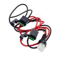 ราคา 3.3ft รถวิทยุสายไฟ 12AWG สําหรับ Yaesu FT857D FT897D ICOM IC725A IC706 IC718 746 756 IC7400 Alinco 1 เมตร 6 Pin DC สายไฟ (47001302020)