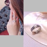 ราคา 'Mami Pearl Ring' แหวนไข่มุกแท้ ตัวเรือนเงินแท้925 ประดับสวารอฟสกี้แมคคาไซต์ ใส่ติดนิ้วได้ทุกวัน (17381244)