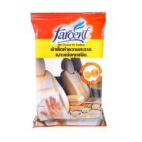 ราคา ผ้าทำความสะอาดเคลือบเฟอร์นิเจอร์หนัง FARCENT 11.5x22cm สีขาว (19119950437)