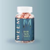 ราคา Weem Hair Skin & Nails Gummies - วีแกน จากพืช ปราศจากกลูเตน วิตามิินได้จากธรรมชาติอเมริกา #1 หนังผม เล็บ (57301425391)