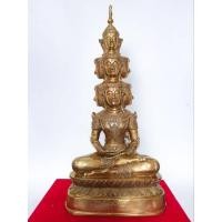 ราคา พระพุทธมหา เศรษฐีนวโกฏิ วัดพระบาทบางแฟน อ.ดอยสะเก็ด จ.เชียงใหม่ หน้าตัก9นิ้ว เนื้อทองเหลือง (23064582400)