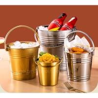 ราคา ถังน้ำแข็งสแตนเลส ถังแช่ไวน์ ถังสแตนเลส สีทอง สีเงิน (23144460959)