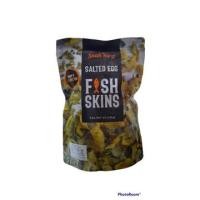 ราคา Snak Yard: Salted Egg Fish Skins หนังปลาแซลมอนทอดกรอบรสไข่เค็ม 145g (16503356980)