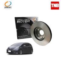 ราคา Compact Brakes จานเบรค จานดิสเบรค สำหรับ Honda Jazz Ge ฮอนด้า แจ๊ส จีอี ปี 2008-2013 จานหลังเฉพาะที่เป็นดิส (12872751889)