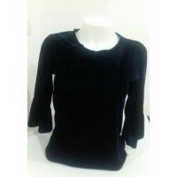 ราคา เสื้อยืดแขนยาวผ้ากำมะหยี่สีน้ำเงินเข้ม size M อกได้ถึง 35" สภาพดี ไร้ตำหนิค่ะ (1107401449)