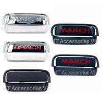 ราคา March นิสสันมาร์ช ครอบเบ้าท้าย ครอบมือเปิดท้าย Nissan March (45452577876)