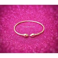 ราคา กำไลหัวบัวนากแท้ หนัก 2 สลึง (28168873770)