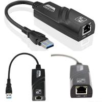 ราคา USB 3.0 To 10/100/1000Mbps Gigabit RJ45 Ethernet LAN Network Card Adapter (7361080119)