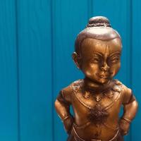 ราคา F-013 กุมารจินดามณี หลวงพ่อสาคร ที่สุดแห่งเมตตา โภคทรัพย์ เรียกเงินเรียกทอง เนื้อทองเหลือง ฐาน 6 สูง 16 ซม. (5663045462)