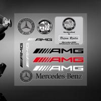 ราคา สติ๊กเกอร์ติดรถยนต์ Mercedes AMG สำหรับ Benz (1202928446)