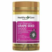 ราคา Healthy Care Grape Seed 58000mg 200 Capsules (1373105750)