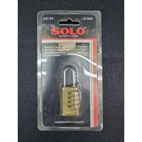 ราคา Solo กุญแจใส่รหัส ขนาด 20mm no.89 กุญแจล็อคกระเป๋าเดินทาง (17998844440)
