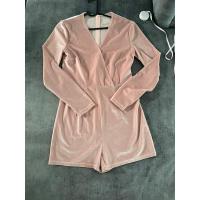 ราคา จั๊มแขนยาวกำมะหยี่ชมพูป้ายSOMETHING (23179922523)