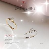 ราคา NG031 NAKORN GEMS แหวนทองคำแท้14K(ทอง58.5%) ฝังเพชรแท้ธรรมชาติประดับตรงกลาง พร้อมใบรับประกันสินค้า (6241940457)