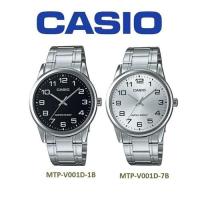 ราคา Casio นาฬิกาข้อมือผู้ชาย สายสแตนเลส สีเงิน รุ่น MTP-V001D,MTP-V001D-1B,MTP-V001D-7B (5315720129)