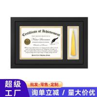 ราคา กรอบรูป a4 กรอบรูปไม้ Cross-Border Amazon ใบรับรองกรอบรูปอเมริกันกรอบรูปไม้แขวนผนัง A4 กรอบรูป MDF P (47751768550)