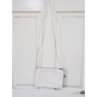 ราคา กระเป๋าสะพายใบเล็ก สีขาว 2 ช่อง (1052968728)