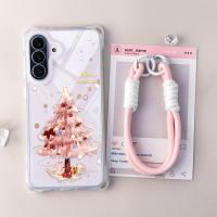 ราคา Dazzle ล่าสุดต้นคริสต์มาส Anti-Fall Lanyard Case Samsung A56 5G A55 A36 A06 4G A15 A53 A54 5G A14 A05S A13 A04S A52S A16 4G 5G A52S Premium Antishock 2S (52302327034)