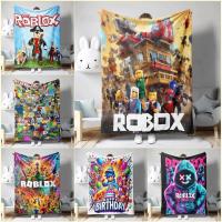 ราคา Roblox Flannel ผ้าห่มการ์ตูนเกมออกแบบ Soft Plush ผ้าห่มอุ่นสําหรับวัยรุ่นเด็กของขวัญสําหรับเล่นเกม (48501481465)
