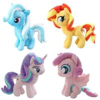 ราคา My Little Pony Unicorn Doll Pony Plush Toy สีม่วง Yueholong Doll ตุ๊กตาการ์ตูน (29314974490)