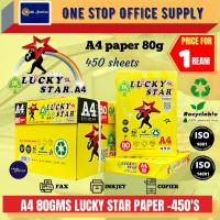 ราคา A4 80GMS LUCKY STAR PHOTOSTAT PAPER -450S / Kertas A4 / กระดาษพิมพ์ / Kertas A4 Putih / 70g กระดาษสีขาว (21289096318)