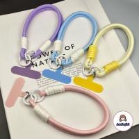 ราคา 1ชิ้นสีทึบไนล่อนโทรศัพท์มือถือเชือกเส้นเล็กปะเก็นโทรศัพท์มือถือป้องกันการสูญหายข้อมือเชือกเส้นเล็กพวงกุญแจกรณีโทรศัพท์มือถืออุปก (42305285213)