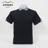 ราคา เสื้อโปโล TriCell สีดำ คอปกสีเทาทอปดราย ขลิบสีดำ (6643754698)