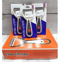 ราคา มีดปอกผลไม้ใบหยัก พร้อมเปิดขวด ตราเพชร มีดขูด ที่ขูดมะละกอ ขูดกะละกอ ทำส้มตำ มีดขูดอย่างดี สเตนเลส ( 3 ชิ้น ) (7253967595)