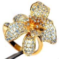 ราคา แหวนพลอยแท้ ไพลิน-น้ำเงิน (เผาเก่า) เงินแท้ 925 ชุบทอง 18k ไซร์แหวน 8 (27222994408)