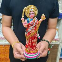 ราคา พระแม่อุมาเทวี ประทับยืนบนดอกบัว สูง 25 ซม.งานแต่งผ้า ประดับเพชรสวยงาม ผ่านพิธีปลุกเสกจากวัดเทพมณเฑียร (12562703914)