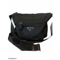 ราคา Nylon and Saffiano Leather Bag with Strap กระเป๋าปราด้าของแท้ (5653435708)