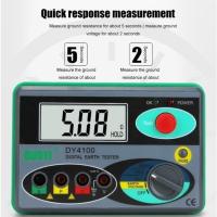 ราคา DY4100 เครื่องวัดฉนวนดิจิตอล Megger Meter Earth Resistance Ohm Tester (26602147846)