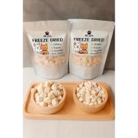 ราคา อกไก่ฟรีซดาย อกไก่เต๋า ขนมแมว ขนมหมา ไก่ล้วน100% (43220282970)