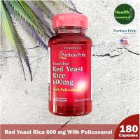 ราคา <Puritan's Pride> Red Yeast Rice 600 mg With Policosanol 60 Capsules ข้าวยีสต์แดง (24162756428)