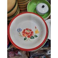 ราคา ถ้วย เซรามิก งานแฮนเมคลำปาง เข้าไมโครเวปได้ กว้าง 21cm (4992257785)