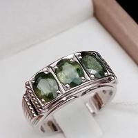 ราคา #ไซส์60 #แหวนเขียวส่องบางกะจะเผาเก่า #เงินแท้92.5 (27901921953)