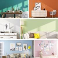 ราคา วอลเปเปอร์ติดผนังมีกาวในตัวลายสีพื้น วอลเปเปอร์สีพื้น เรียบหรู สติ๊กเกอร์ติดผนัง มีกาวในตัว กว้าง 45 ซม.X ยาว10เมตร-C12 (18979052838)