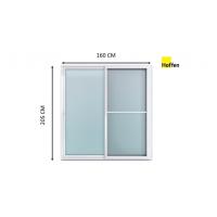ราคา HOFFEN PRO ประตูไวนิล บานเลื่อน SS D2 160x205ซม. สีขาว พร้อมมุ้ง (21143738544)