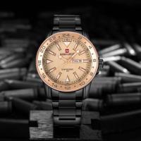 ราคา รับประกันศูนย์ นาฬิกา naviforce แท้ THAILAND-นาฬิกาข้อมือ นาฬิกา naviforce แท้ สายแสตนเลส รุ่น NF9109-BRG ของแท้100% (812813881)